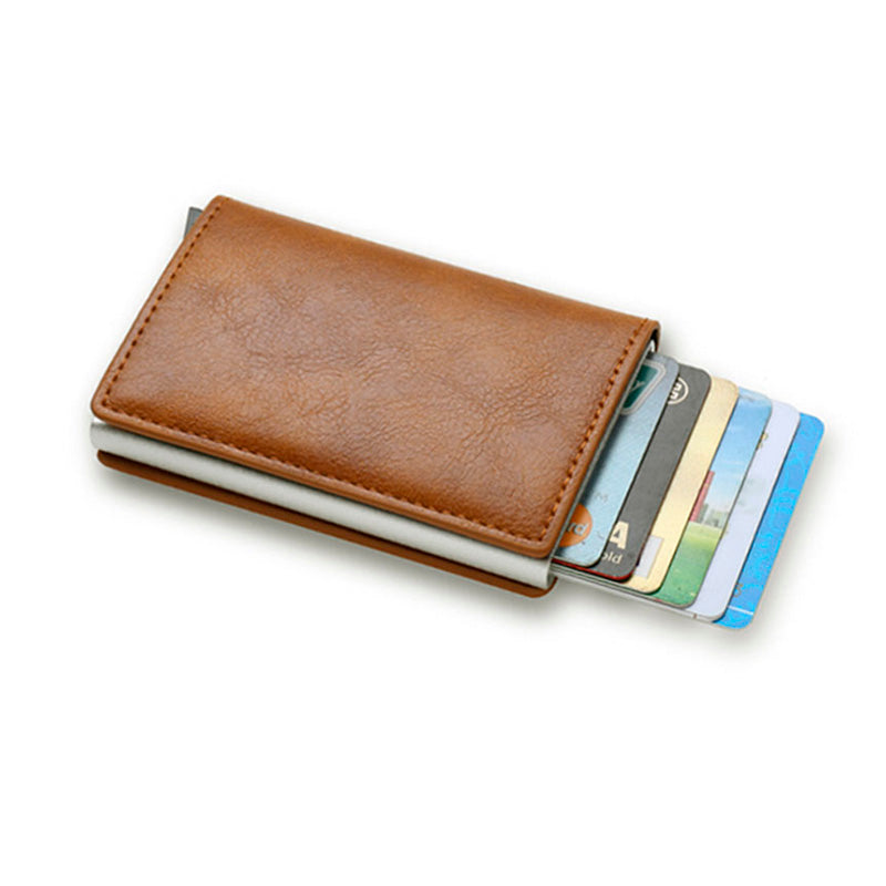 Carteira Masculina Rfid Couro Mawey