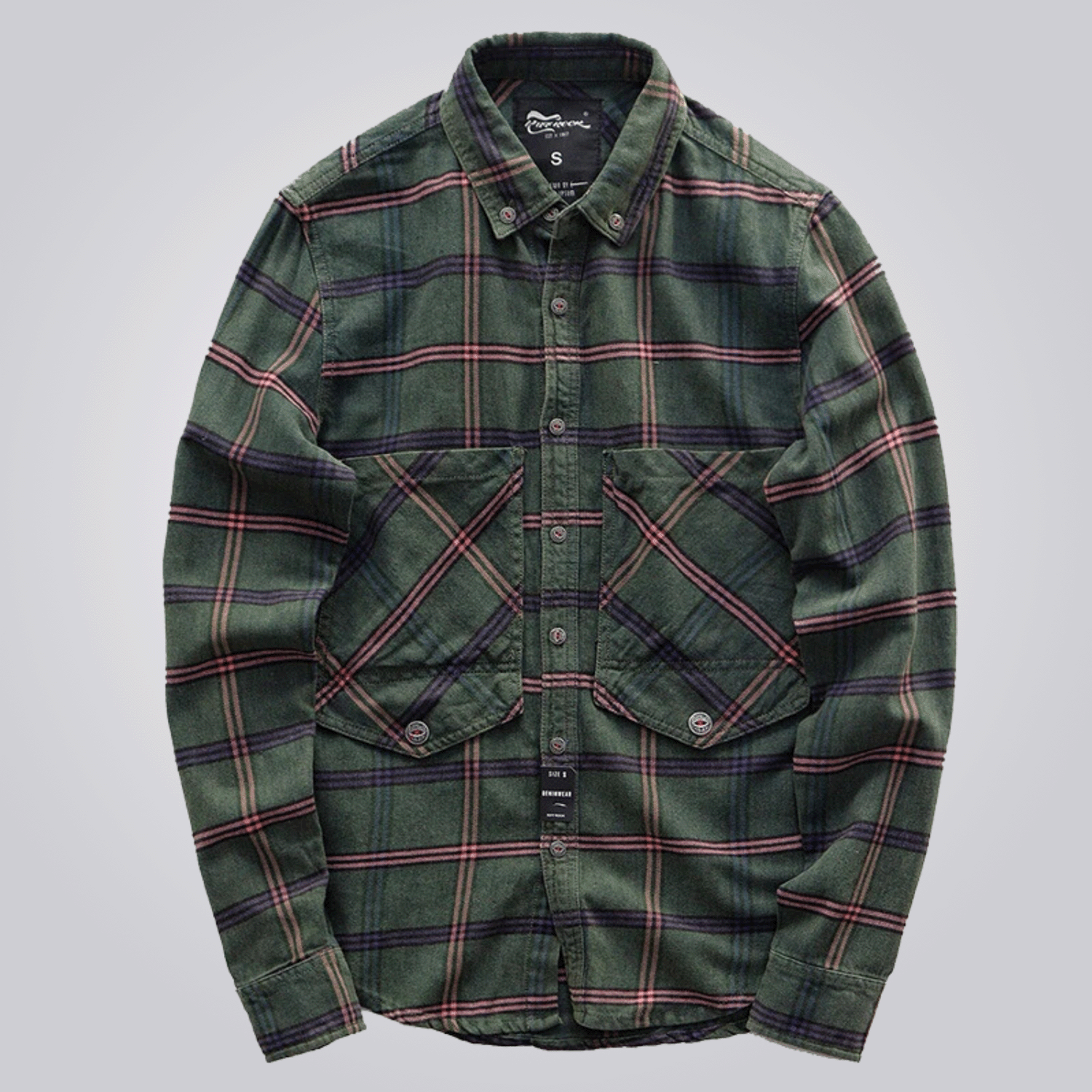 Camiseta Mawey® Xadrez Forest Masculina