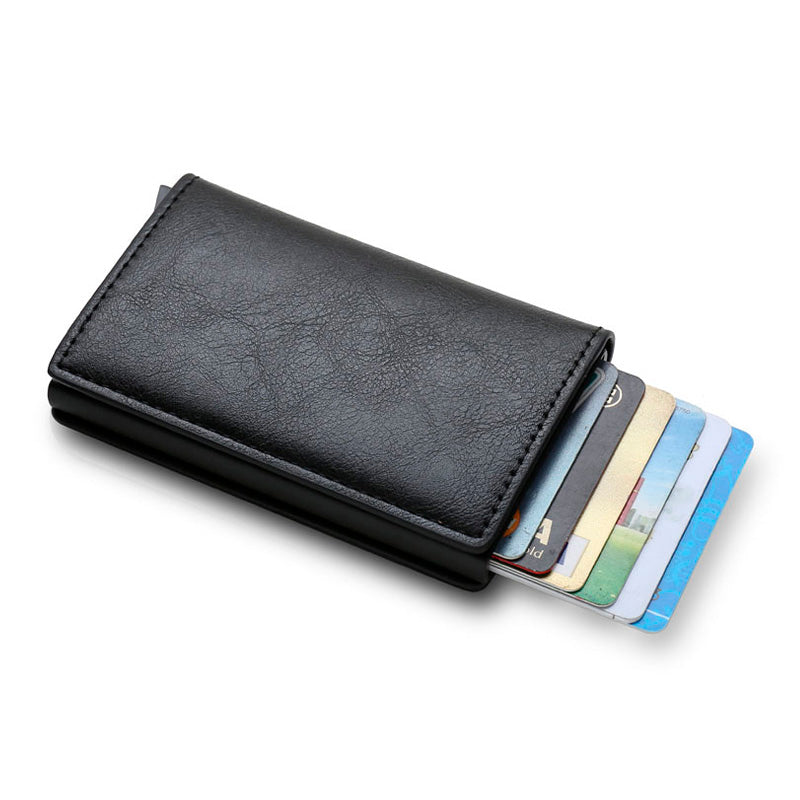 Carteira Masculina Rfid Couro Mawey