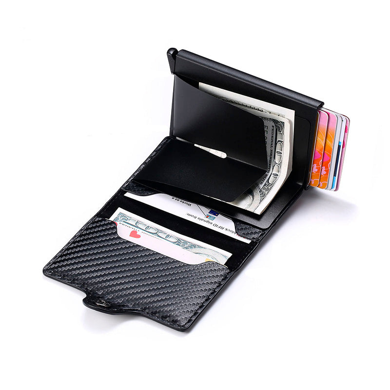 Carteira Masculina Rfid Carbono Mawey