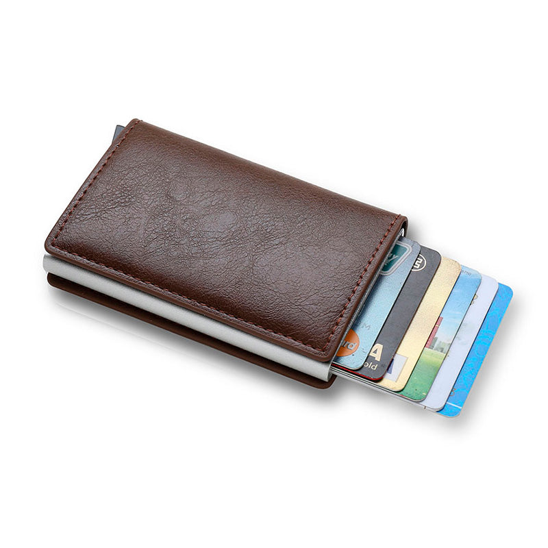 Carteira Masculina Rfid Couro Mawey