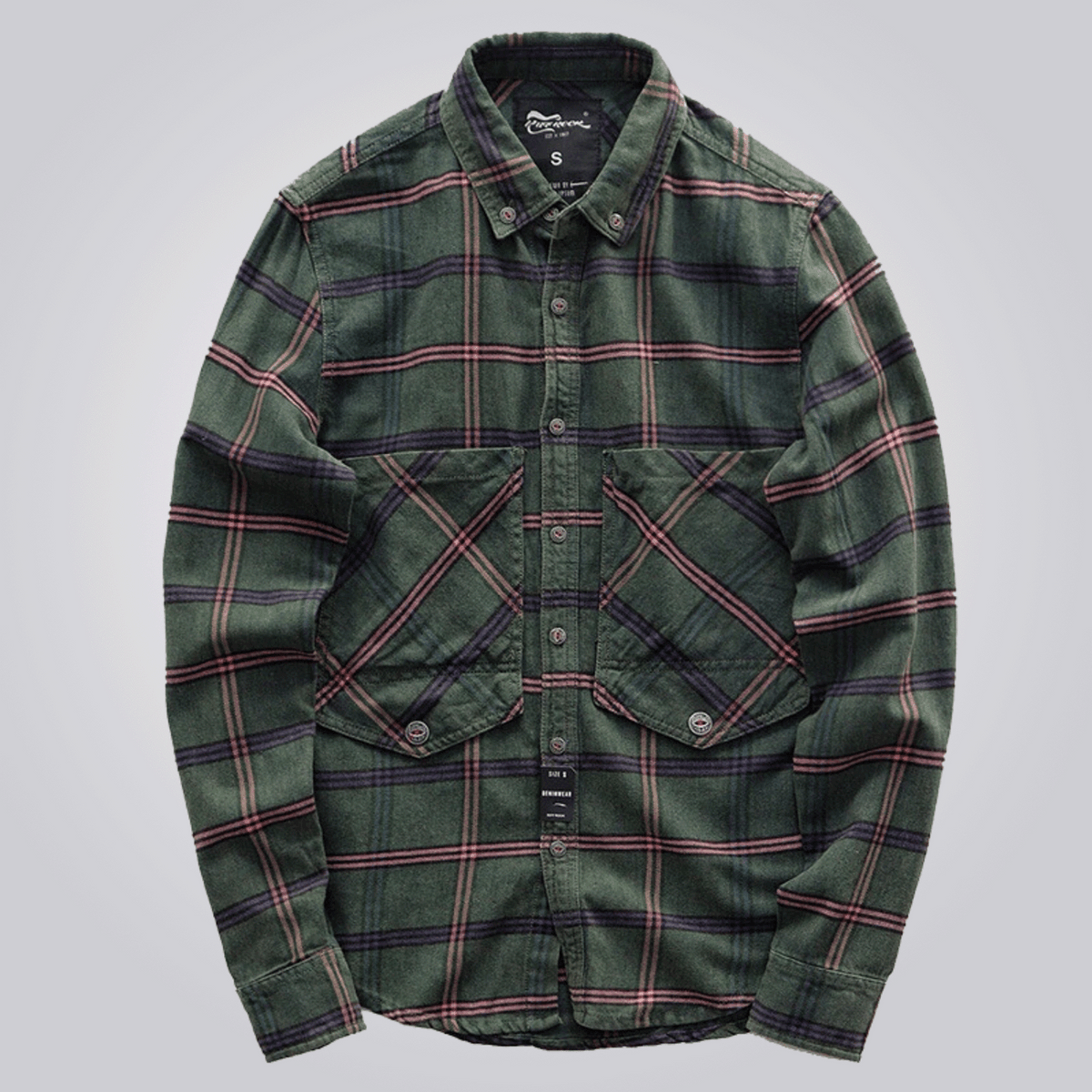 Camiseta Mawey® Xadrez Forest Masculina